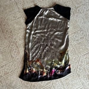 Vestido de tela estampada